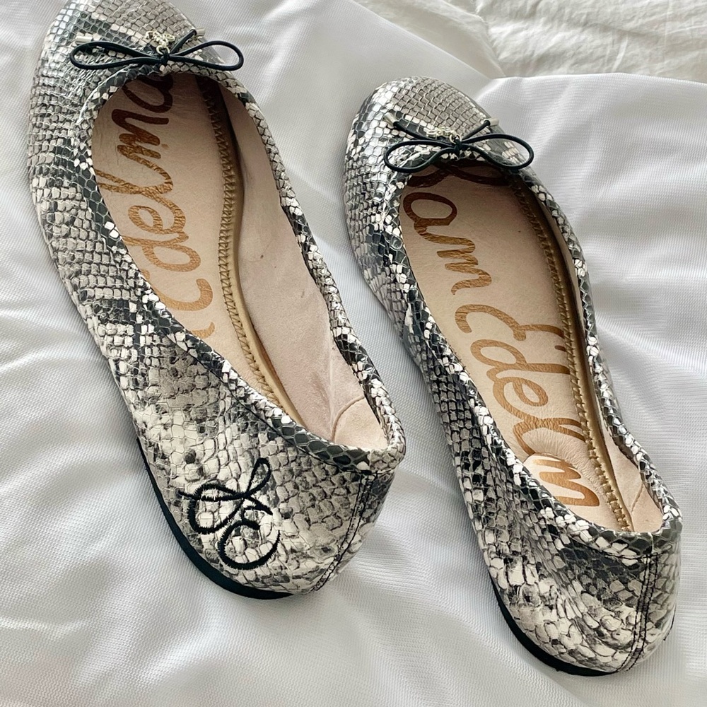 Adorable Ballet Flats - Python/Snakeskin Color - Picture 8 of 12